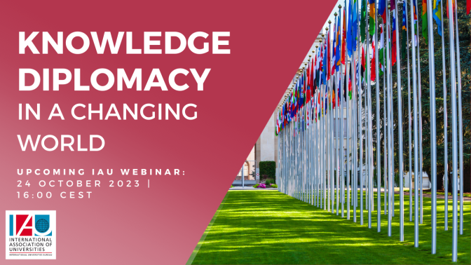 Knowledge Diplomacy in a Changing World