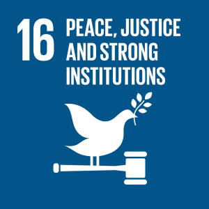 SDG : Peace, justice & strong institutions
